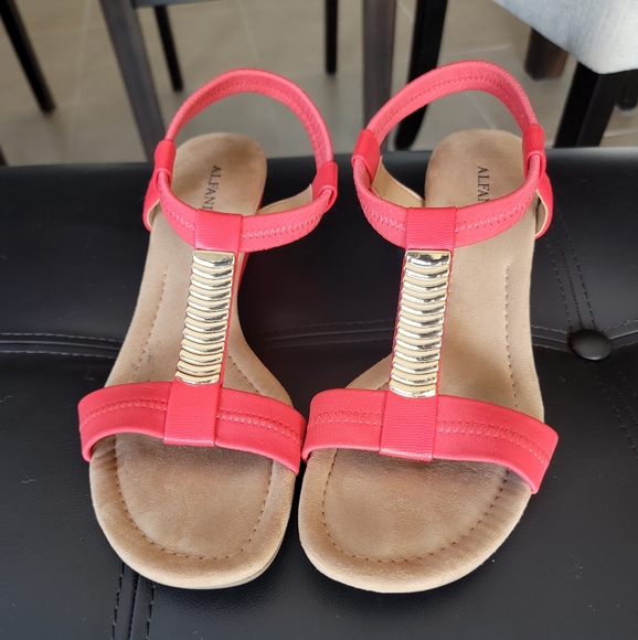 alfani silver sandals